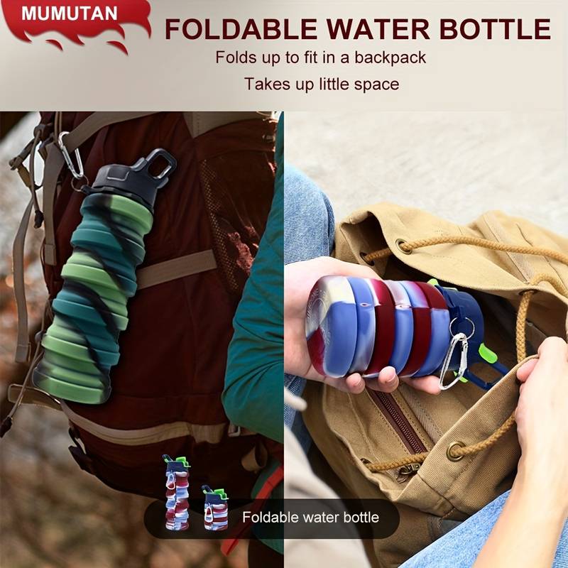 Silicone Foldable Water Bottle