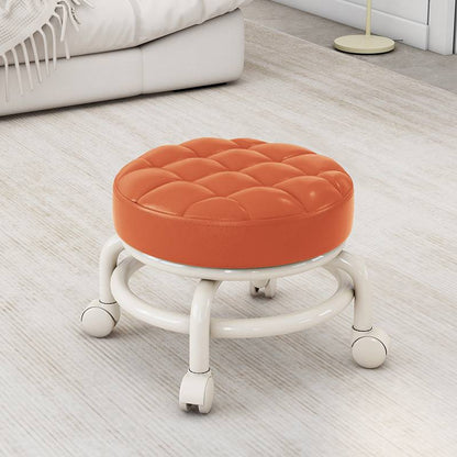 Stain-Resistant Stool with Wheels